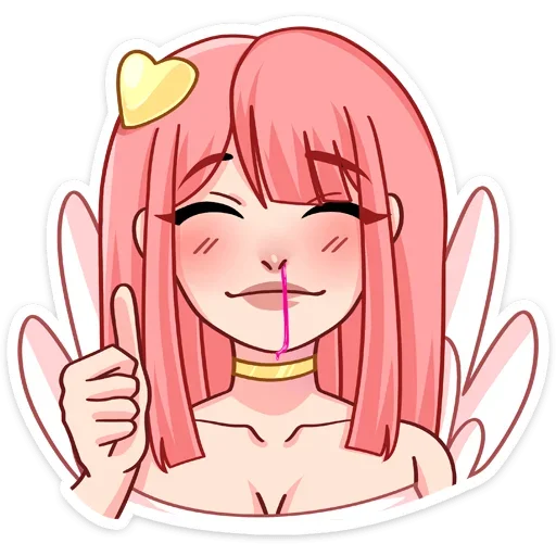 ❤️‍🔥 Стикер «Глэсс от х» для Telegram
