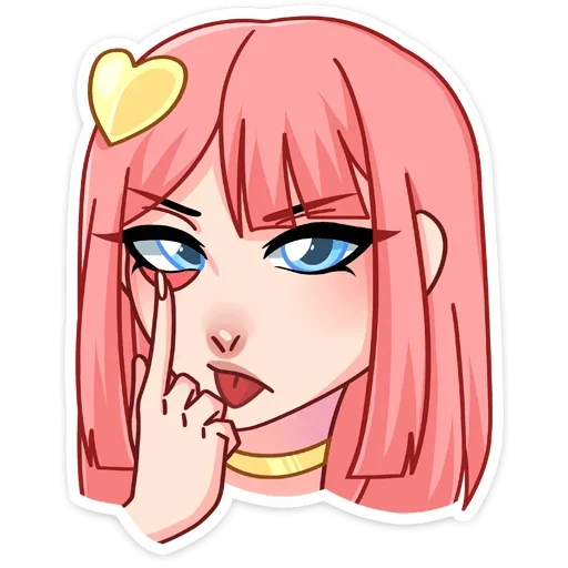 ❤️‍🔥 Стикер «Глэсс от х» для Telegram