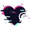 🖤 Эмодзи «Glitch» для Telegram