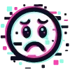 🙁 Эмодзи «Glitch» для Telegram