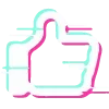👍 Эмодзи «Glitch» для Telegram