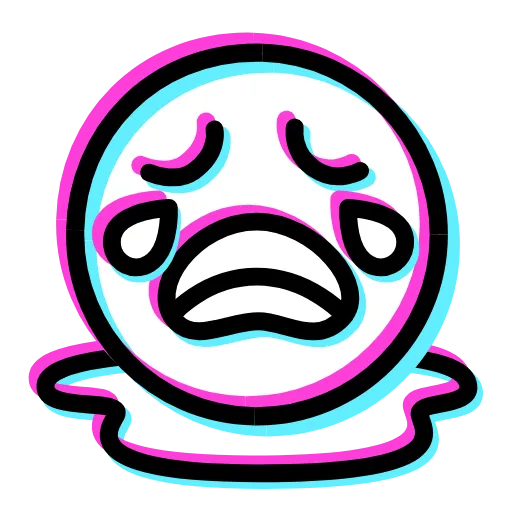 😭 Эмодзи «Glitched Emoji» для Telegram