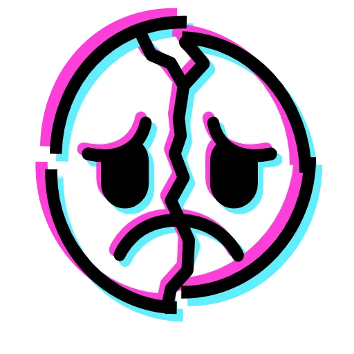💔 Эмодзи «Glitched Emoji» для Telegram