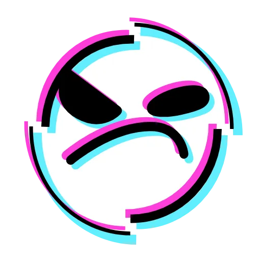 😠 Эмодзи «Glitched Emoji» для Telegram