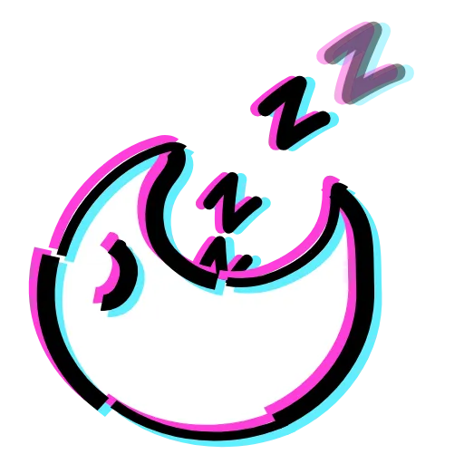 😴 Эмодзи «Glitched Emoji» для Telegram