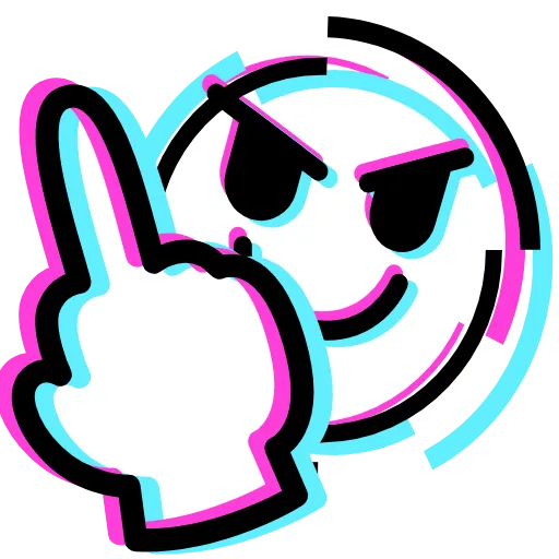 🖕 Эмодзи «Glitched Emoji» для Telegram