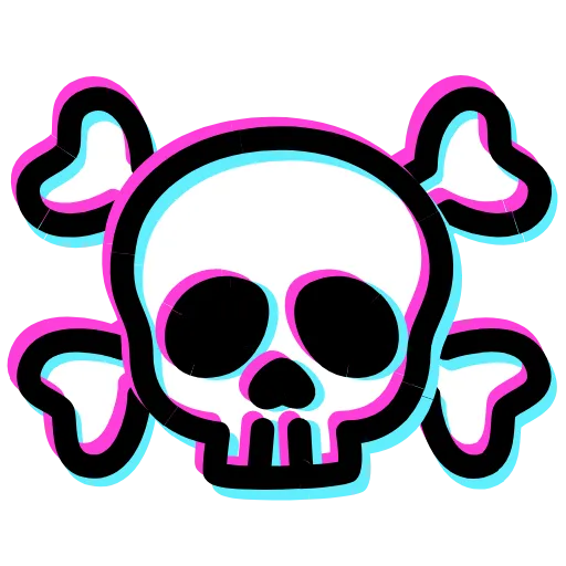 ☠️ Эмодзи «Glitched Emoji» для Telegram