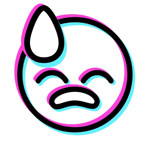 😓 Эмодзи «Glitched Emoji» для Telegram