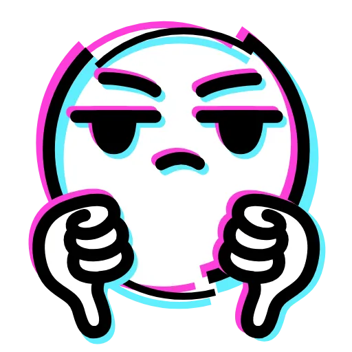 👎 Эмодзи «Glitched Emoji» для Telegram