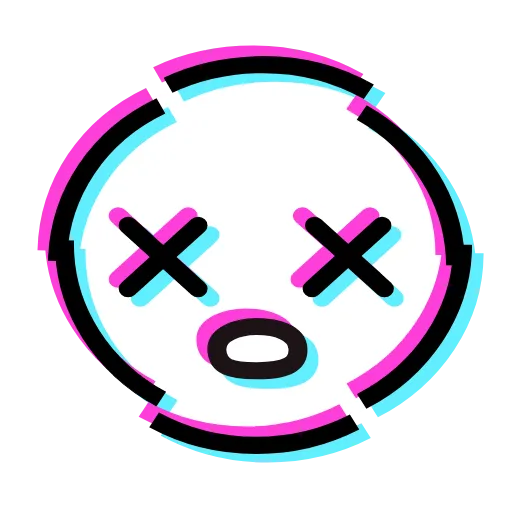 😵 Стикер «Glitched Emoji» для Telegram