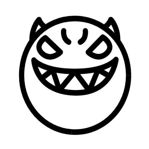 😈 Стикер «Glitched Emoji» для Telegram