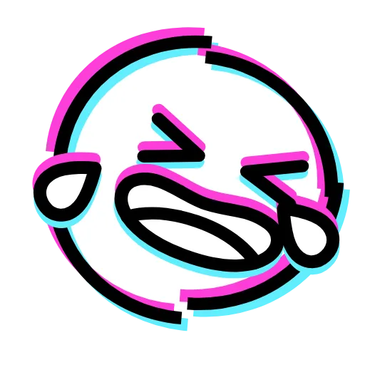 🤣 Стикер «Glitched Emoji» для Telegram