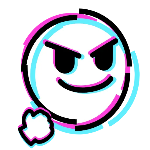 🖕 Стикер «Glitched Emoji» для Telegram