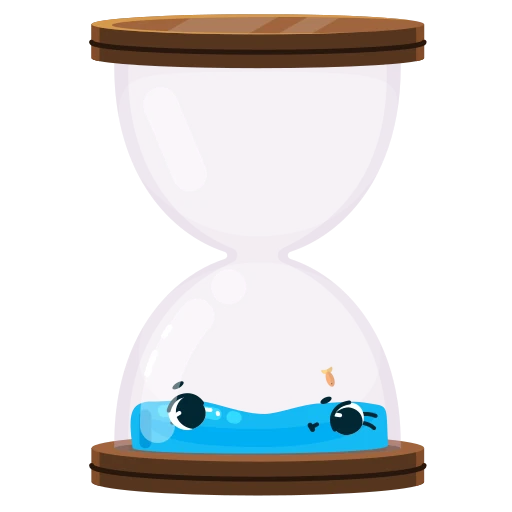 ⏳ Стикер «GlitterPremium2» для Telegram