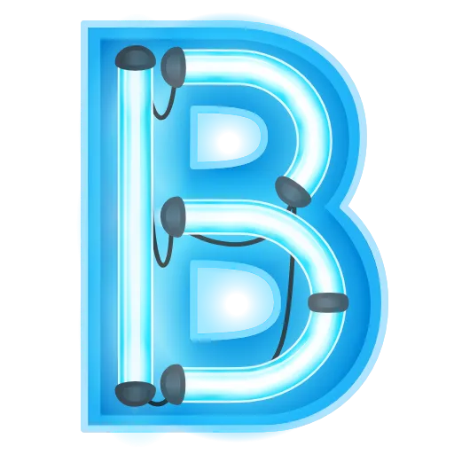 🔤 Эмодзи «Glow Font» для Telegram