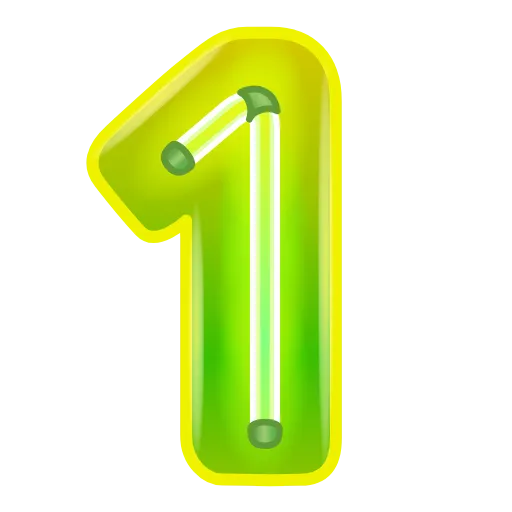 1⃣ Эмодзи «Glow Font» для Telegram