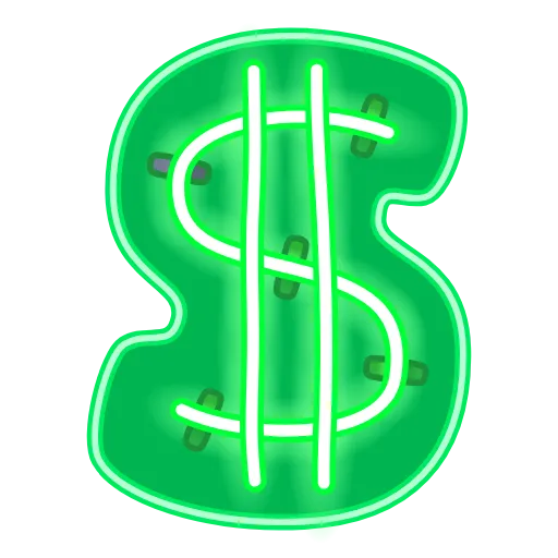 💲 Эмодзи «Glow Font» для Telegram