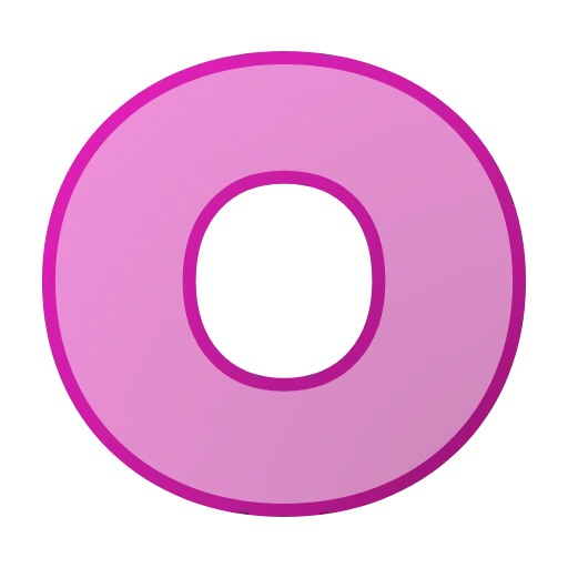 Стикерпак Glow Font для Telegram