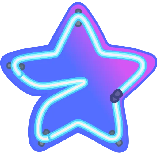 ⭐ Эмодзи «Glow Font» для Telegram