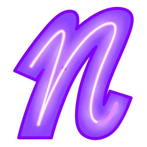 🔤 Эмодзи «Glow Font» для Telegram