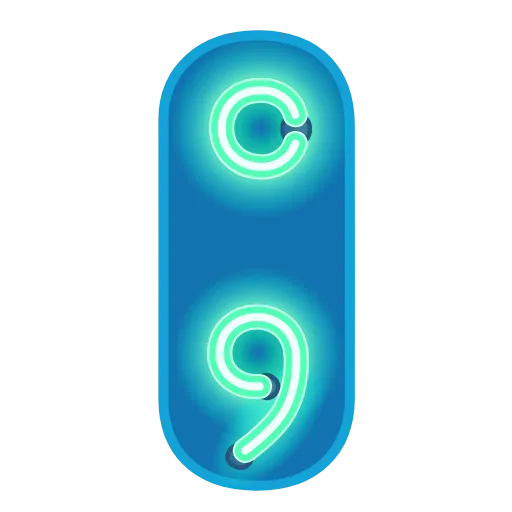 🔣 Эмодзи «Glow Font» для Telegram