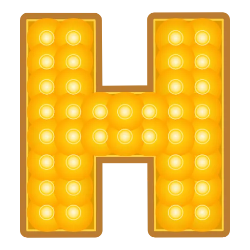 🔠 Эмодзи «Glowing Font» для Telegram