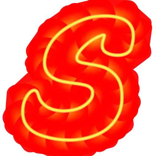🔠 Эмодзи «Glowing Font» для Telegram