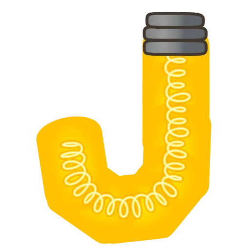 🔠 Эмодзи «Glowing Font» для Telegram
