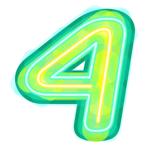 4️⃣ Эмодзи «Glowing Font» для Telegram