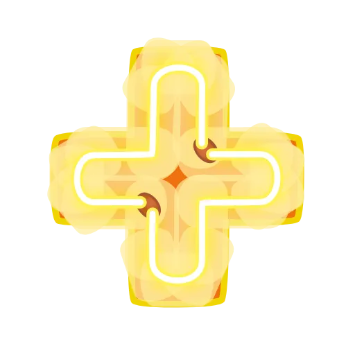 ➕ Эмодзи «Glowing Font» для Telegram