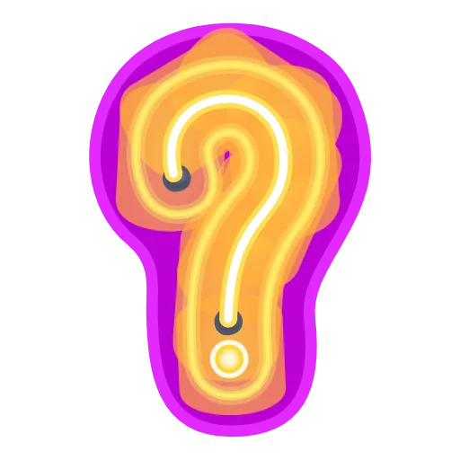 ❓ Эмодзи «Glowing Font» для Telegram