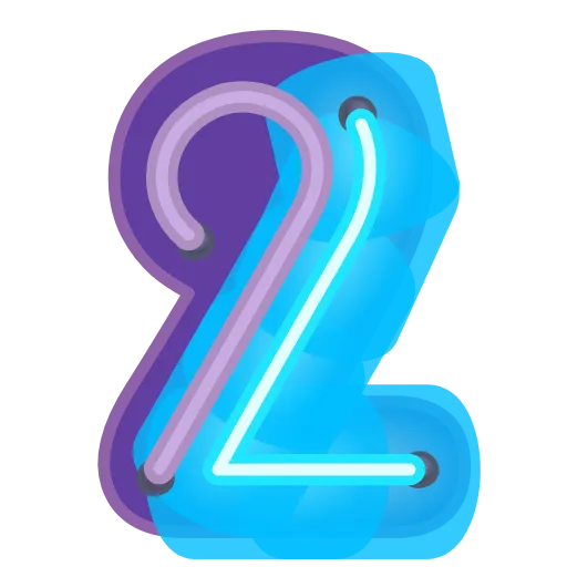 2️⃣ Эмодзи «Glowing Font» для Telegram