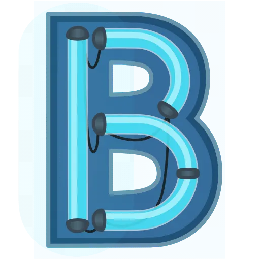 🔠 Эмодзи «Glowing Font» для Telegram