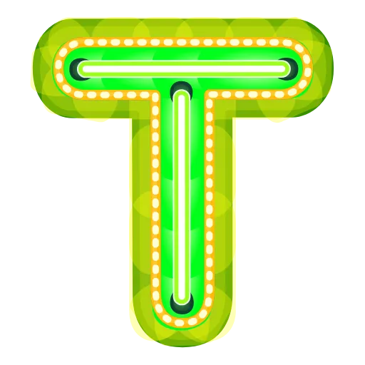 🔠 Эмодзи «Glowing Font» для Telegram