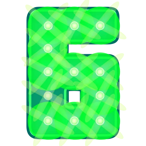6️⃣ Эмодзи «Glowing Font» для Telegram