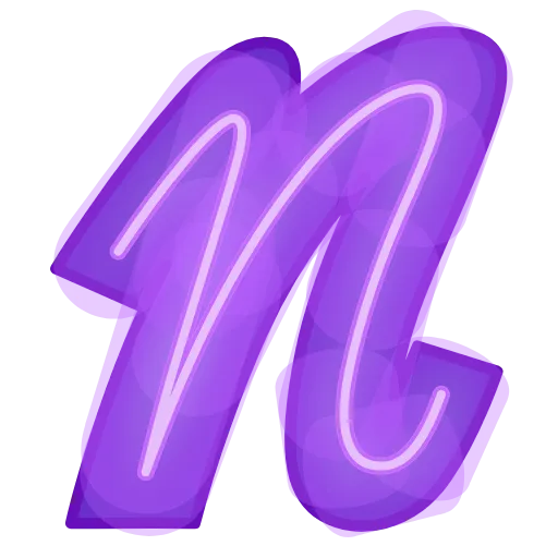 🔠 Эмодзи «Glowing Font» для Telegram