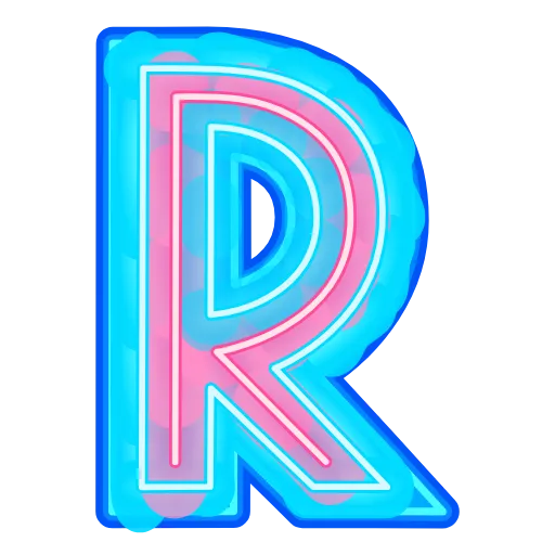 🔠 Эмодзи «Glowing Font» для Telegram