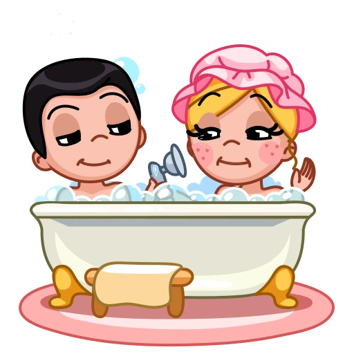 🛁 Стикер «Love Is» для Telegram