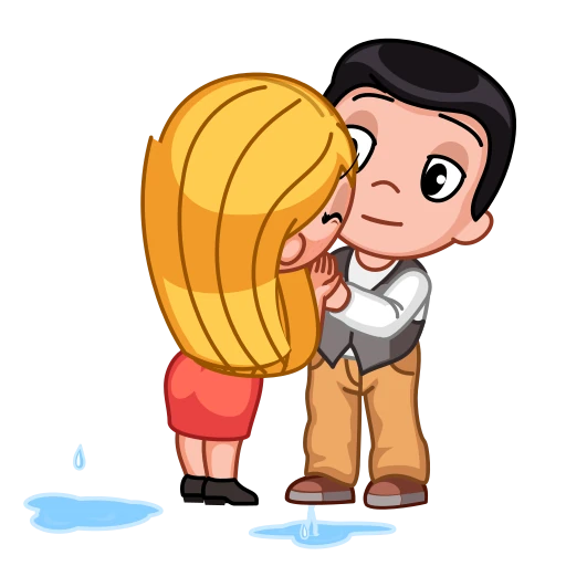 😭 Стикер «Love Is» для Telegram