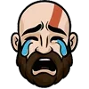 😭 Эмодзи «Кратос» для Telegram