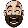 😂 Эмодзи «Кратос» для Telegram