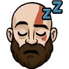 😴 Эмодзи «Кратос» для Telegram