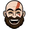 😆 Эмодзи «Кратос» для Telegram