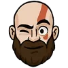 😉 Эмодзи «Кратос» для Telegram