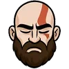 😣 Эмодзи «Кратос» для Telegram