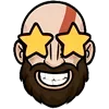 🤩 Эмодзи «Кратос» для Telegram