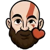 😘 Эмодзи «Кратос» для Telegram
