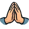 🙏 Эмодзи «В небе и на земле» для Telegram
