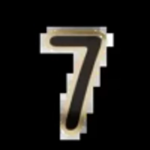 7️⃣ Эмодзи «Gold Border Black» для Telegram
