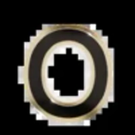 🔠 Эмодзи «Gold Border Black» для Telegram